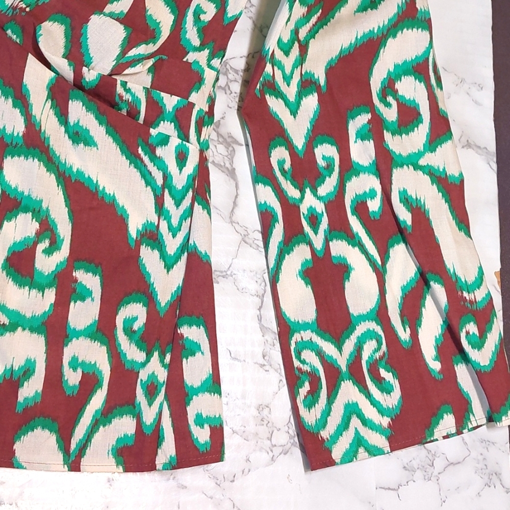 NWT Zara Selena Cotton Printed Front-tie top, size S - Picture 7 of 8